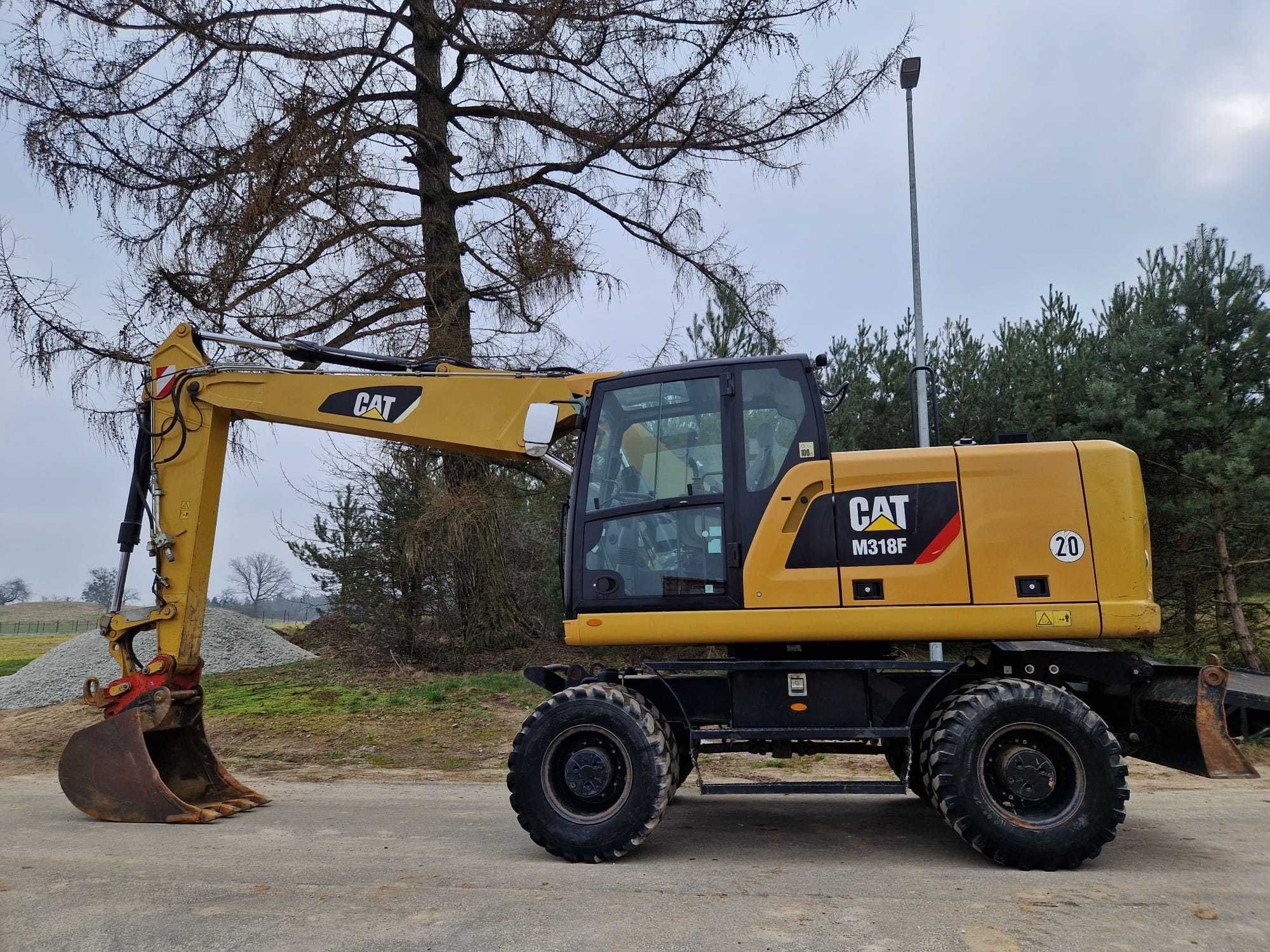 Koparka kołowa CAT Caterpillar  model M318F rok 2016