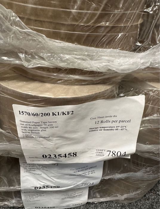 Taśma papierowa aktywowana wodą do betterpack dyspensera