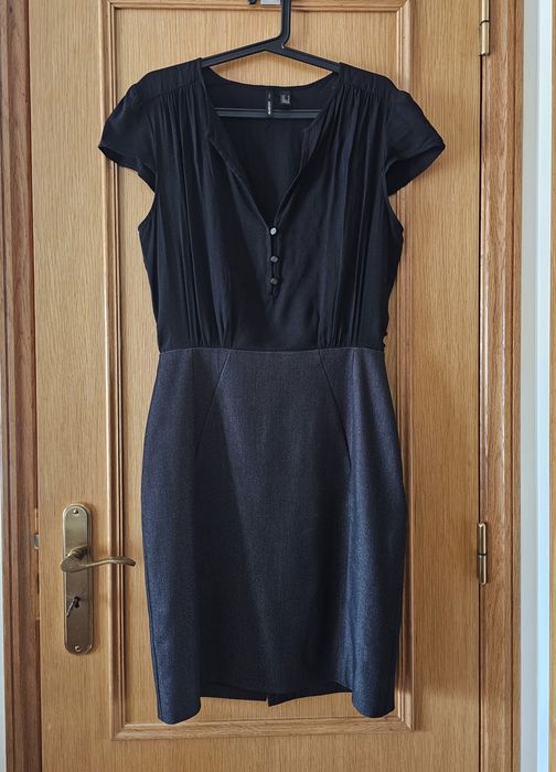 MANGO • Vestido com saia tipo "lápis"