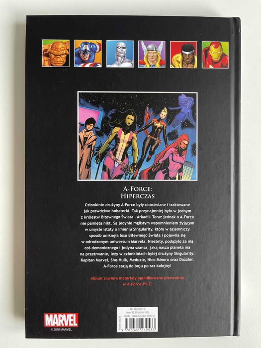 A-Force: Hiperczas. WKKM 162. Komiks. Marvel. She-Hulk, Captain Marvel