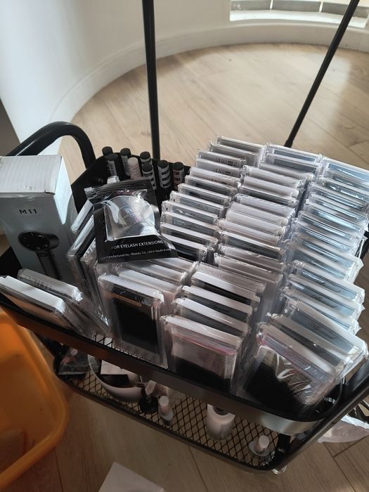 Nowy duży zestaw do stylizacji rzęs