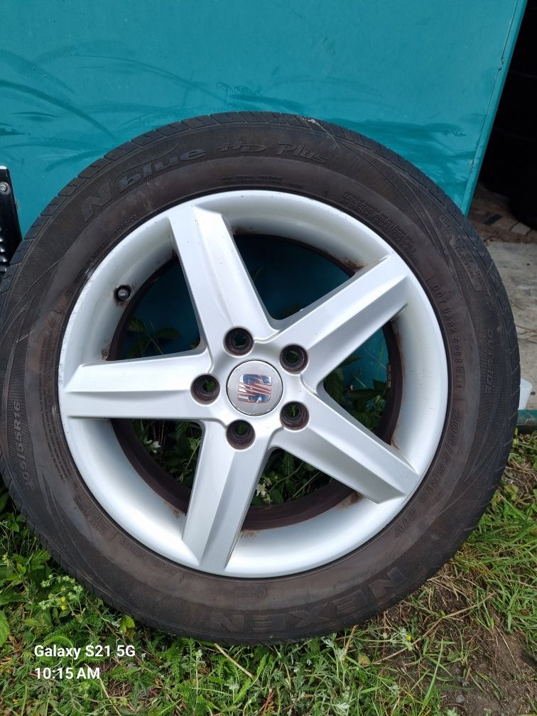 Komplet kół letnich 5x112 16 cali seat vw skoda
