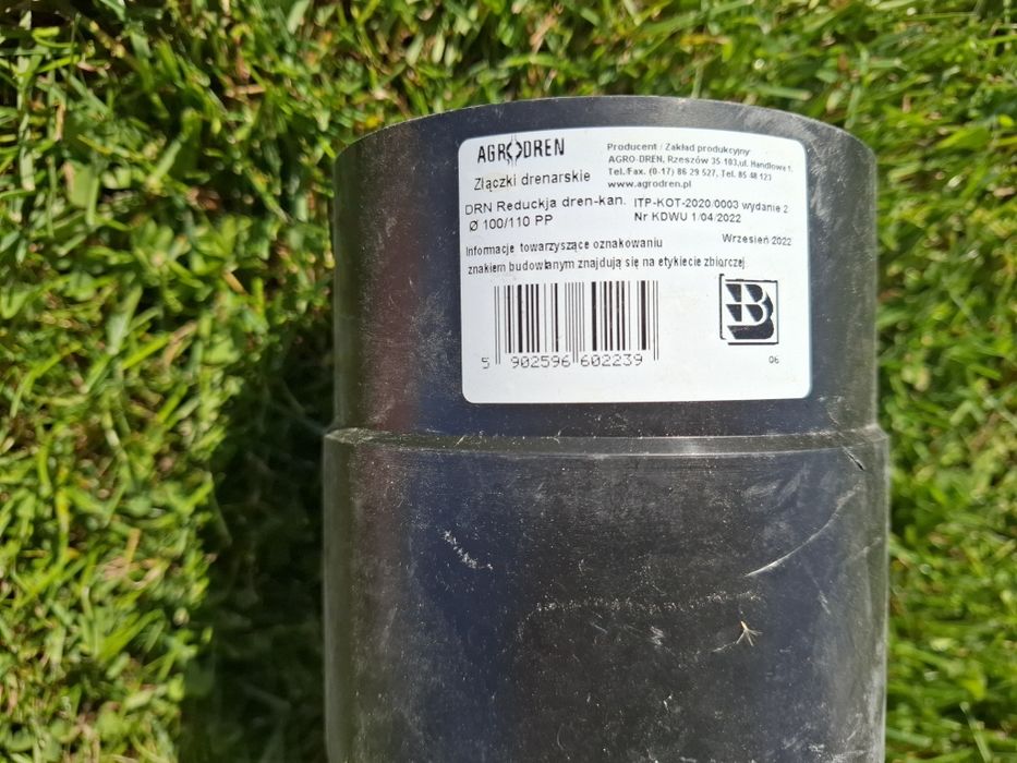 Złączka drenarska 100 nowa