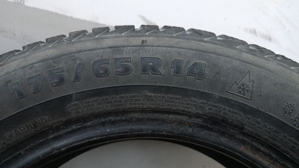 175 65 14 комплекте зимних шин MICHELIN