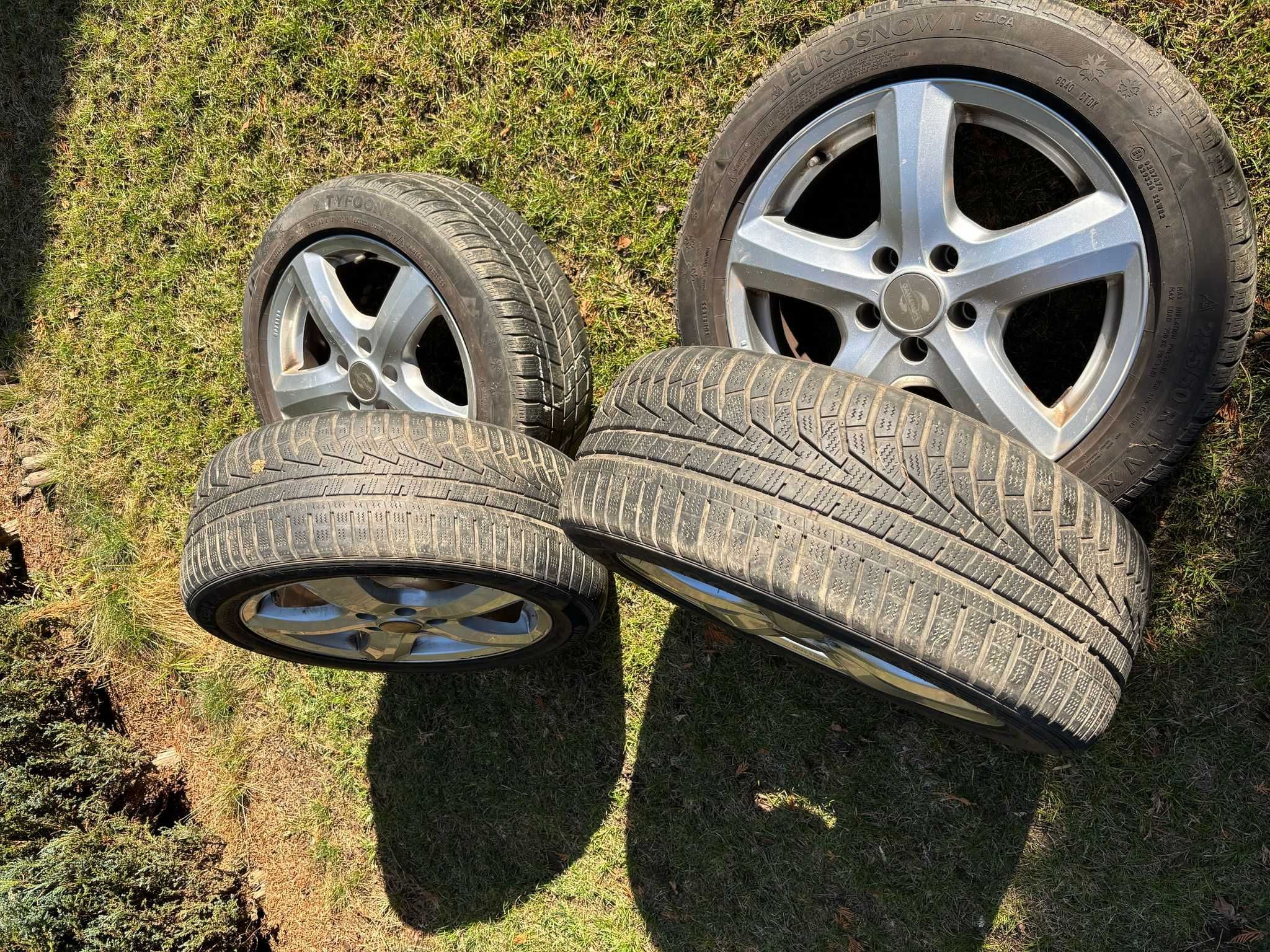 Koła 5x112 z oponami zimowymi
