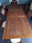 Mesa de madeira marca gabar