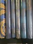 Tapeta Versace oryginalna winylowa  niebieski granat