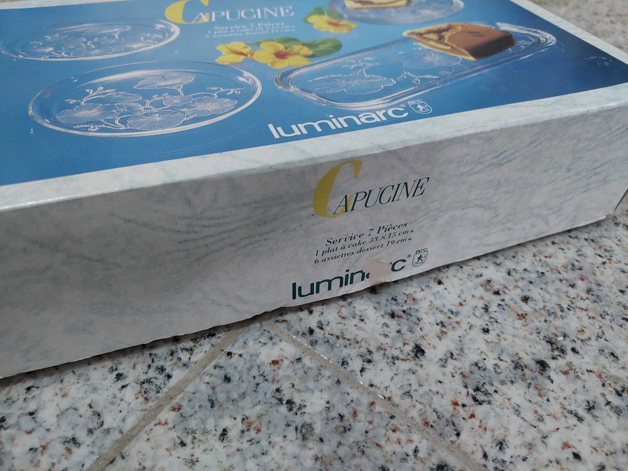 Vendo conjunto 7 peças luminarc capucine