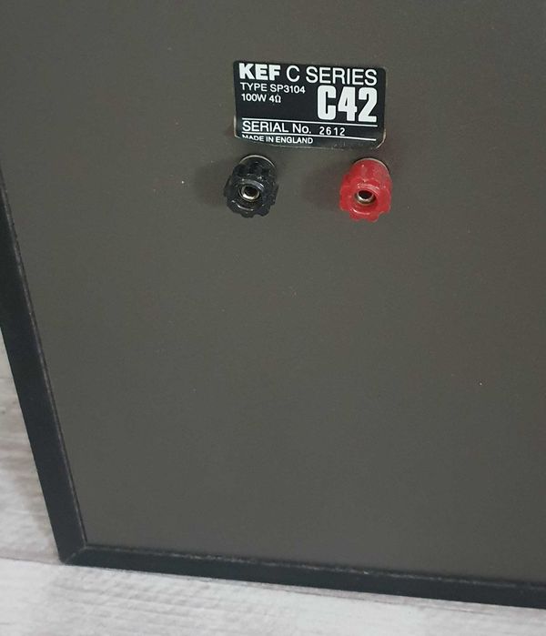 Kolumny  KEF  C42 wysokiej klasy