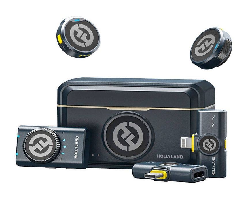 Бездротовий петличний мікрофон Hollyland Lark M2 combo