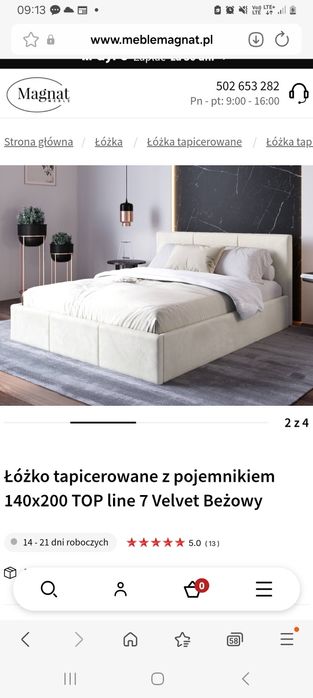 Łóżko i materac 180 200 okazja