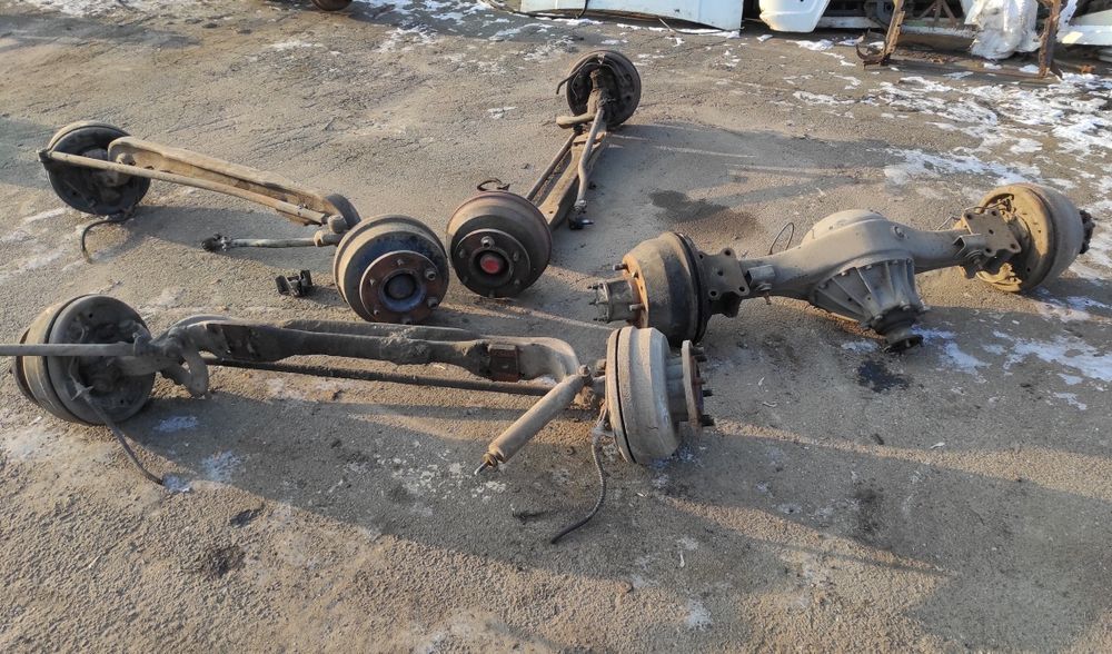 Балка передняя мост задний с барабанами Фотон Foton 1043 3.7 двигатель