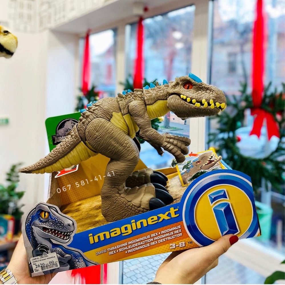 Jurassic World Indominus Rex динозавр великого розміру Fisher - price