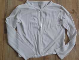 Biały sweterek Coccodrilllo 134 cm
