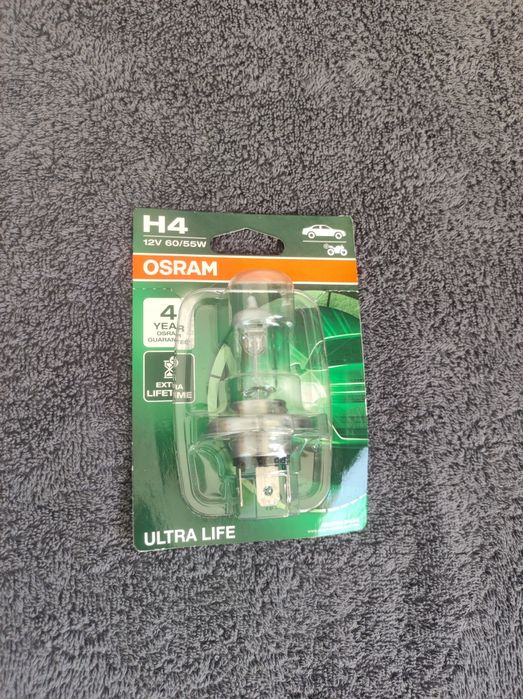 Nowa żarówka OSRAM H4.