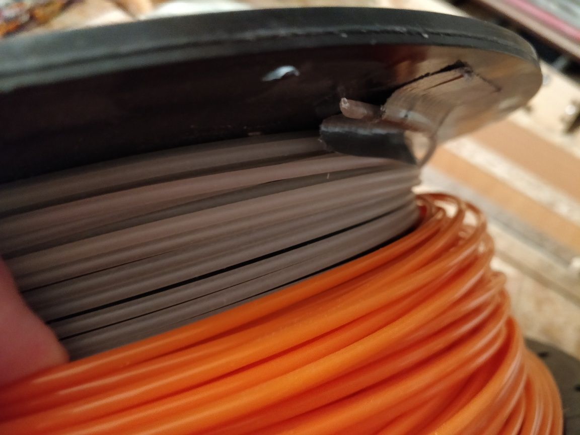 Filament PLA + szpula 30cm Pomarańczowy Orange druk 3d