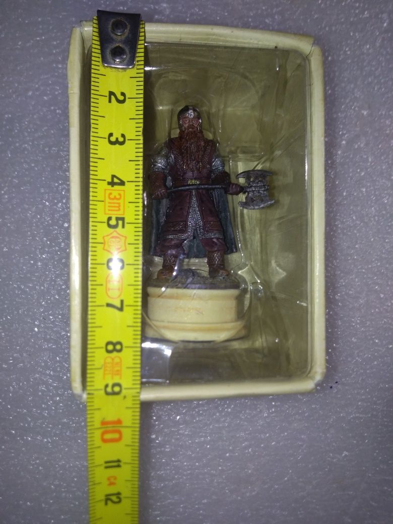 Antiga figura gimli do filme o senhor dos anéis