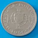 2$50 de 1956 Republica Portuguesa, Angola