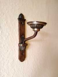 Винтажный бронзовый подвесной светильник (подсвечник)