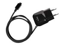 PURO Mini Travel Charger - Przenośna ładowarka sieciowa z kablem Micro
