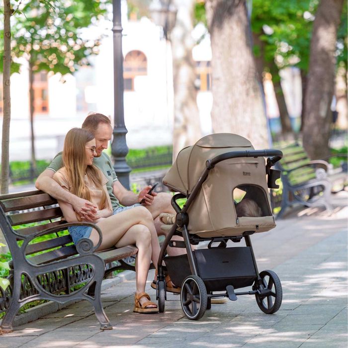 Wózek Spacerowy Terenowy CARRELLO BRAVO SL DELUXE Amortyzacja Do 22kg