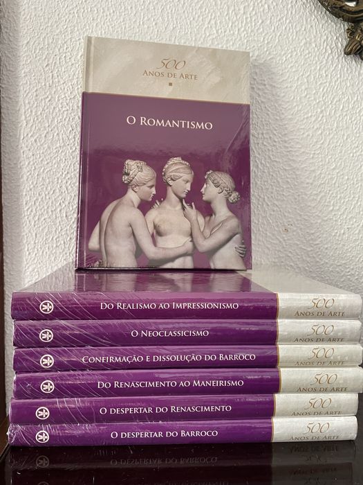 Conjunto de 7 livros sobre Arte