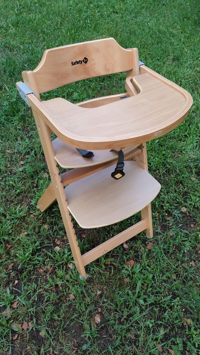 Krzesło do karmienia Safety 1st Timba drewno + wkladki