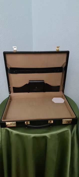 Pasta em pele genuína.