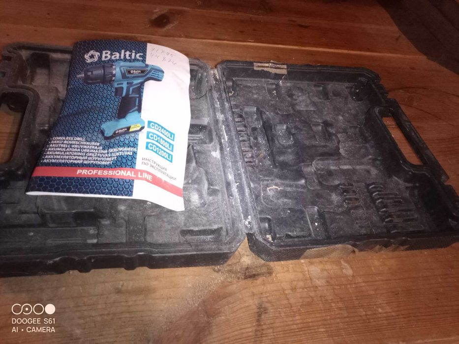 Продам шуруповерт baltic cd2400li