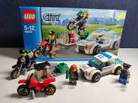 Lego City 60042 wóz policyjny, motor, złodzieje, policjant