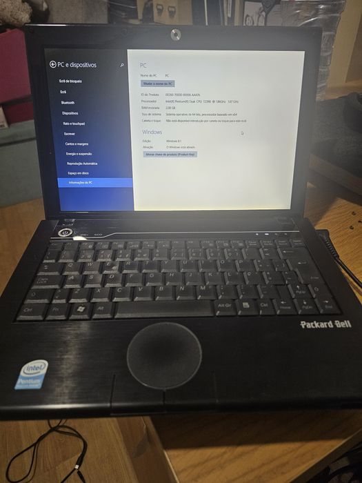 Portátil Packard Bell 13'