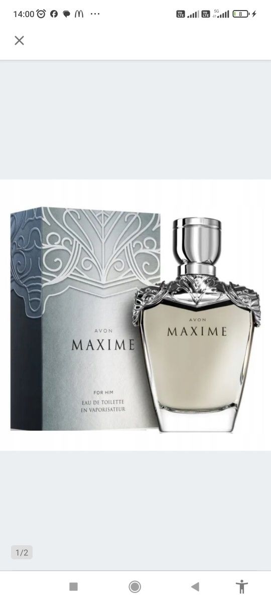 Woda toaletowa dla Niego  Maxime Avon