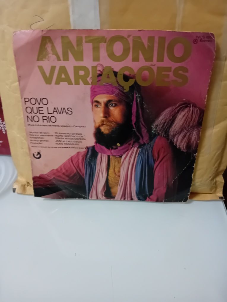 Vários discos antigos