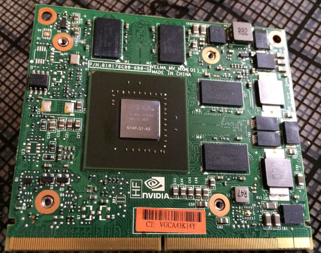 Продам видеокарту Nvidia Quadro K1000M 2GB GDDR3