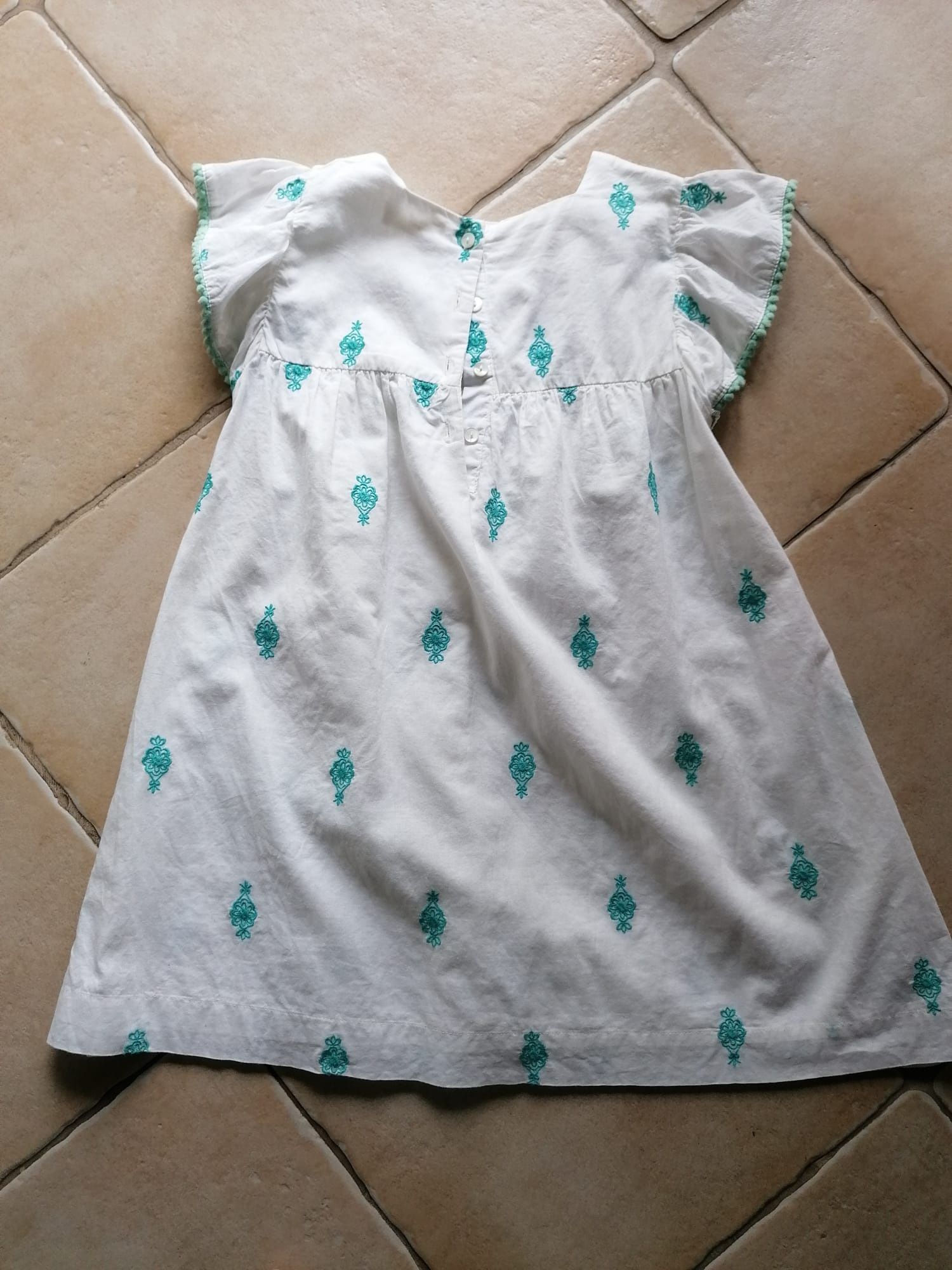 Vestido bordado Zippy 9-10 anos