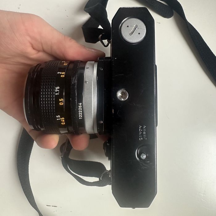 Canon f1 + canon fd scc 50mm f1.4