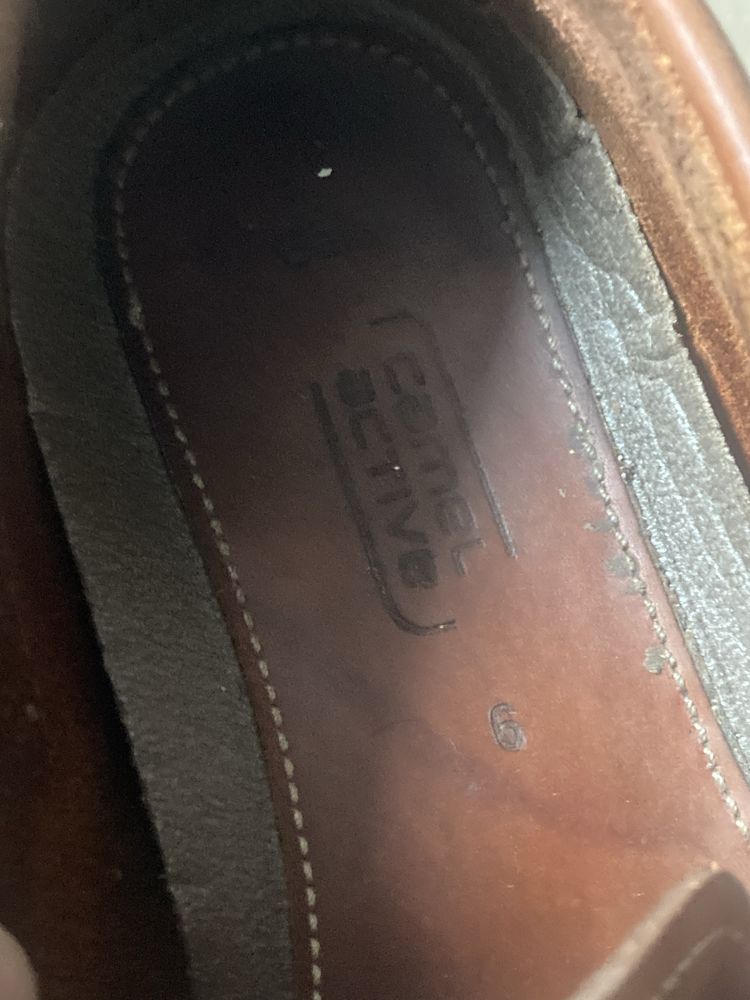 Camel active топсайдери 40 41 25.5 кожа timberland