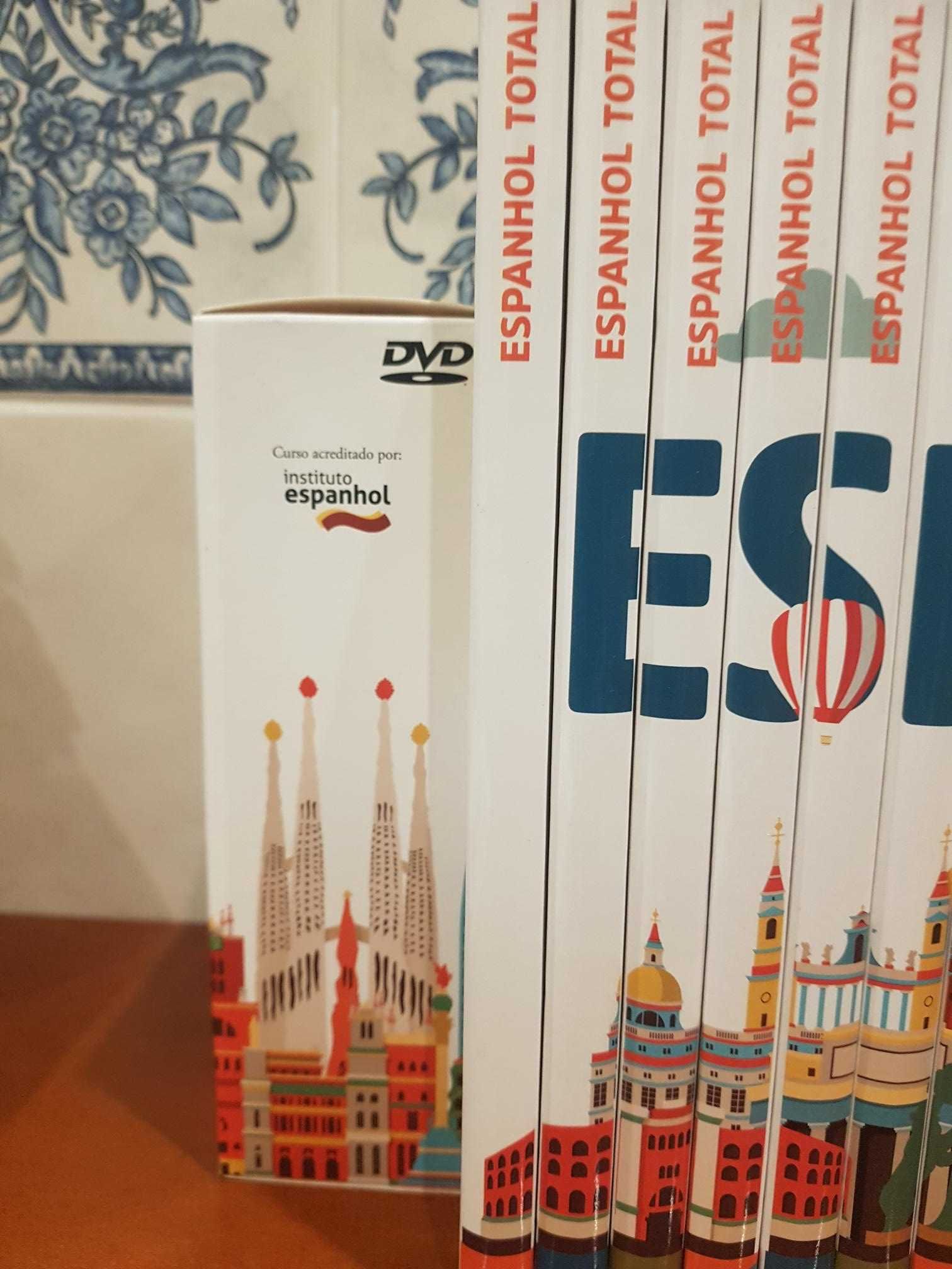 Coleção de 30 Livros Curso Espanhol com CD´S e DVD (NOVO)