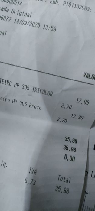 2 Tinteiros HP 305