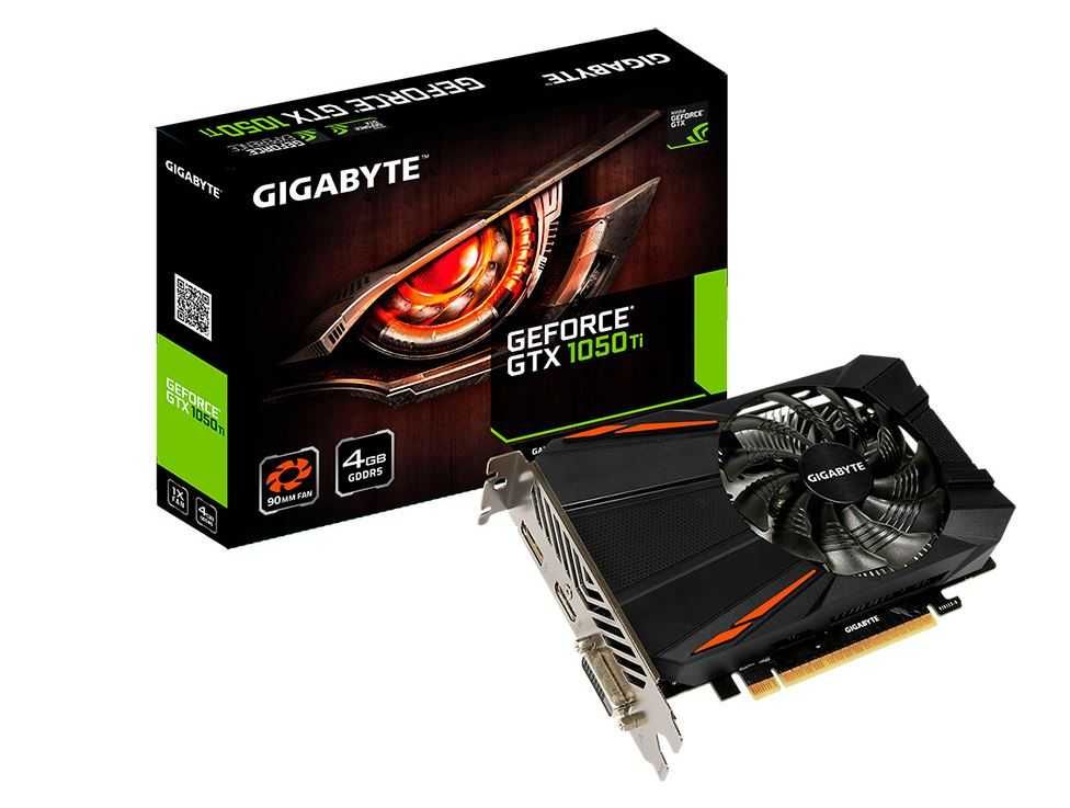 Placa Gráfica  Nvidia GeForce GTX 1050 Ti D5 4G Gigabyte