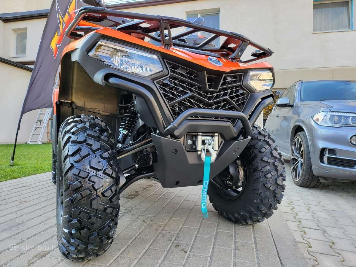 CFMOTO 450L EPS 2023 НОВА МОДЕЛЬ! Lava orange доставка по Україні!