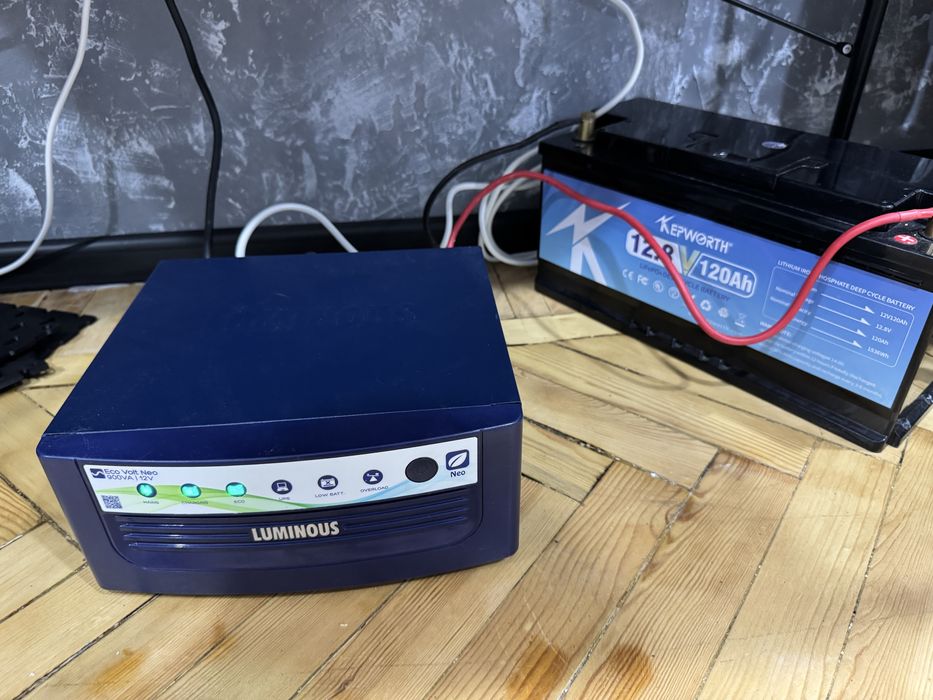 Комплект LiFePo4 12v 120ah + UPS Luminous 900 va