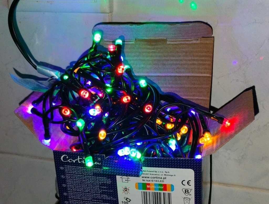 Lampki choinkowe LED 100 szt.