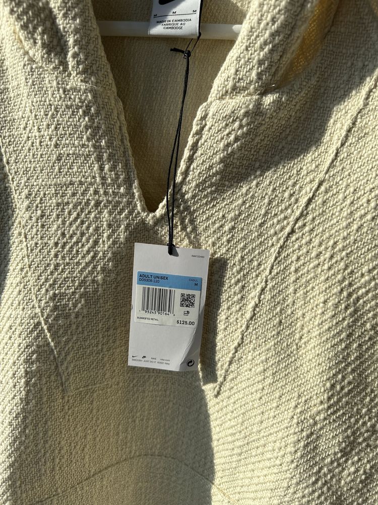 Оригінальне худі Nike x Stussy NRG Pullover Hoodie Natural Fossil