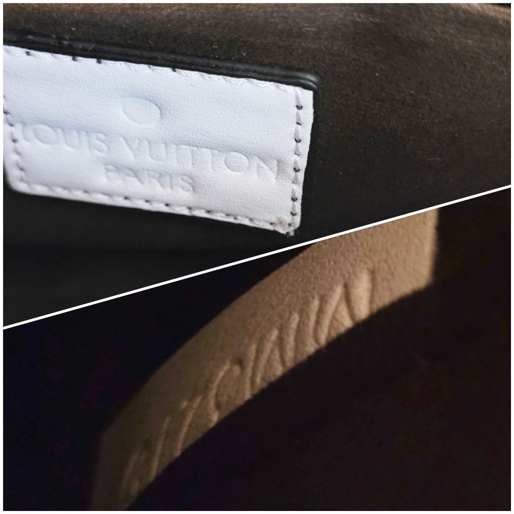 LV Torebka Louis Vuitton biała złote dodatki + portfelik