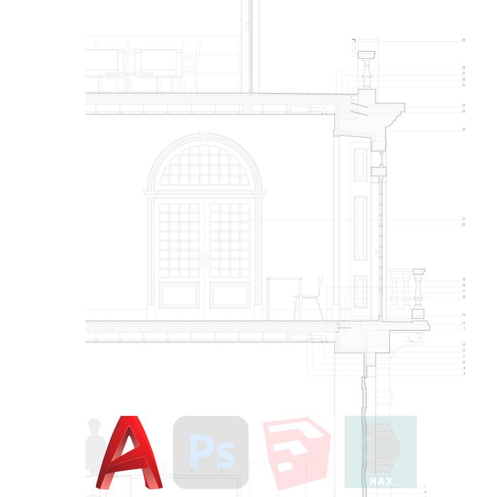 Explicações AutoCAD, Sketchup e Photoshop