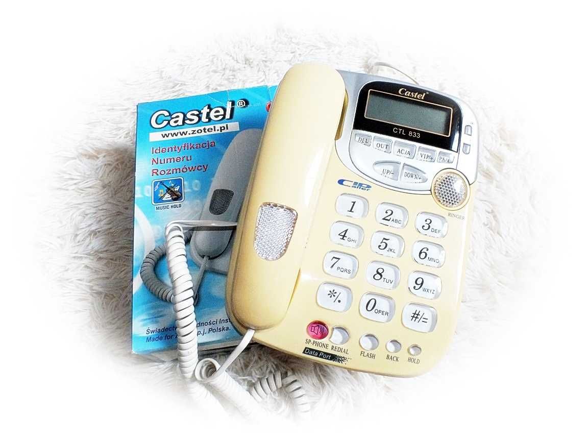 Castel CTL833 Telefon przewodowy z wyświetlaczem