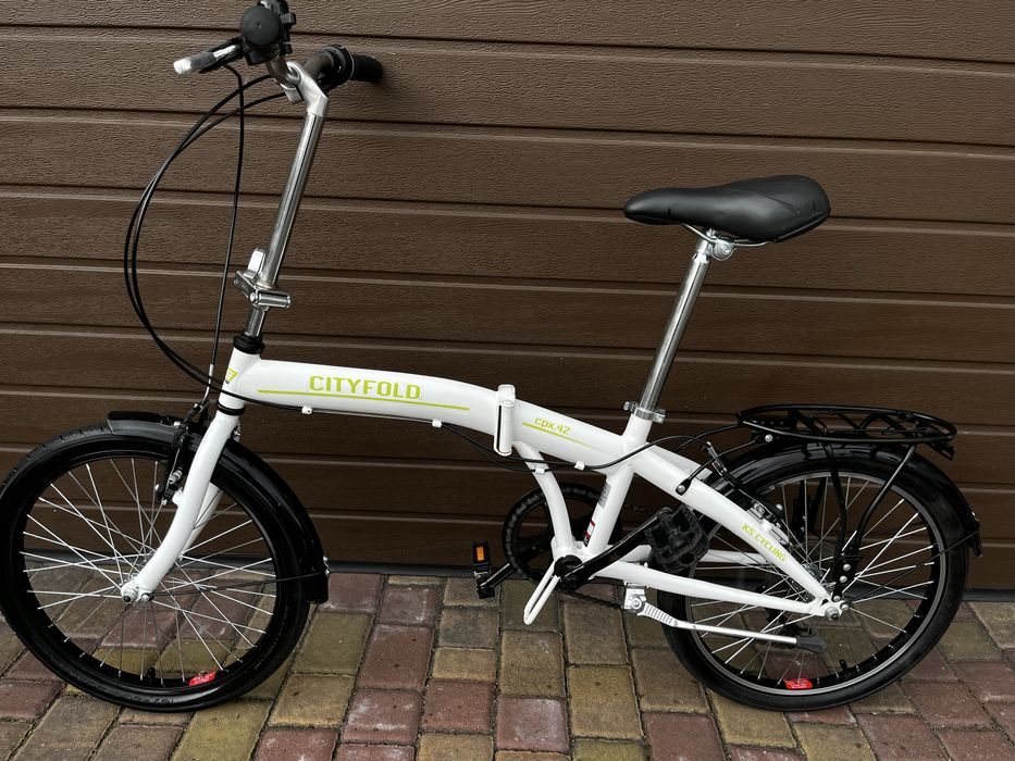 Rower Składany KS Cycling "20" Cali - Biały