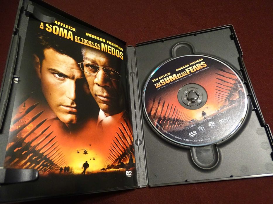 DVD-A soma de todos os medos-Ben Affleck/Morgan Freeman