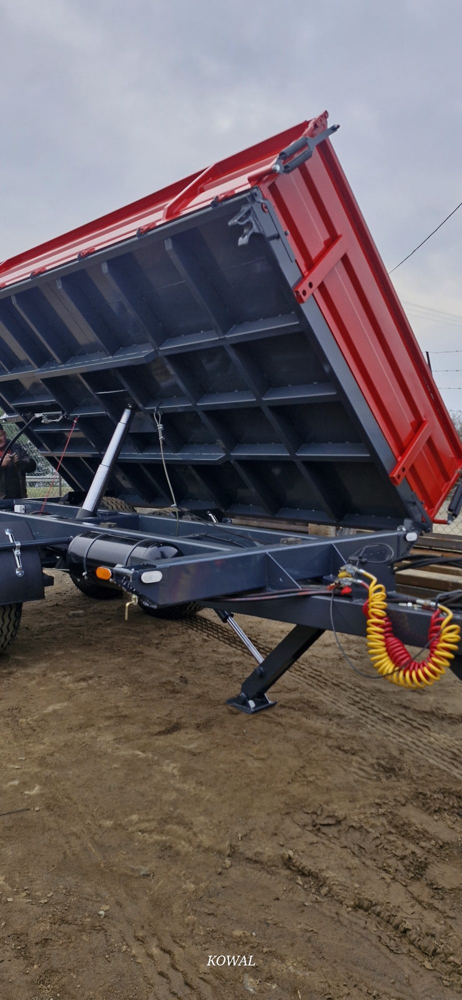 Nowa Przyczepa Tandem PTBH 15.5T Homologacja FV Kowal